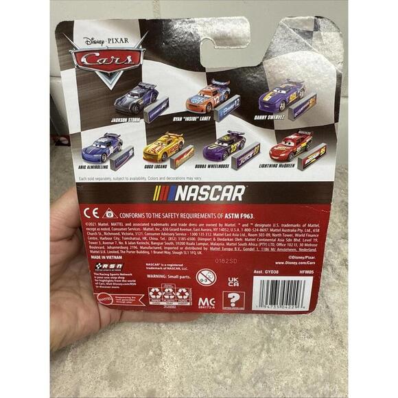 VHTF Disney Pixar Cars NASCAR Rowdy Revvin Busch BRAND NEW 2022 #18 - Picture 6 of 6
